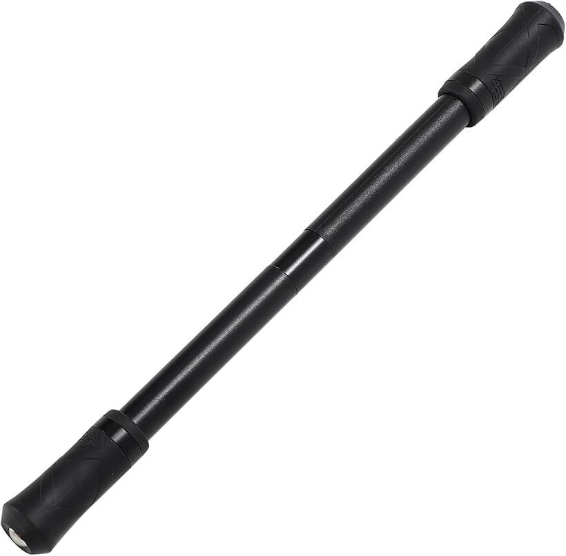 ペン回し専用ペン ブラックサムライ22cm ABS製 24g 銀 (ブラック)