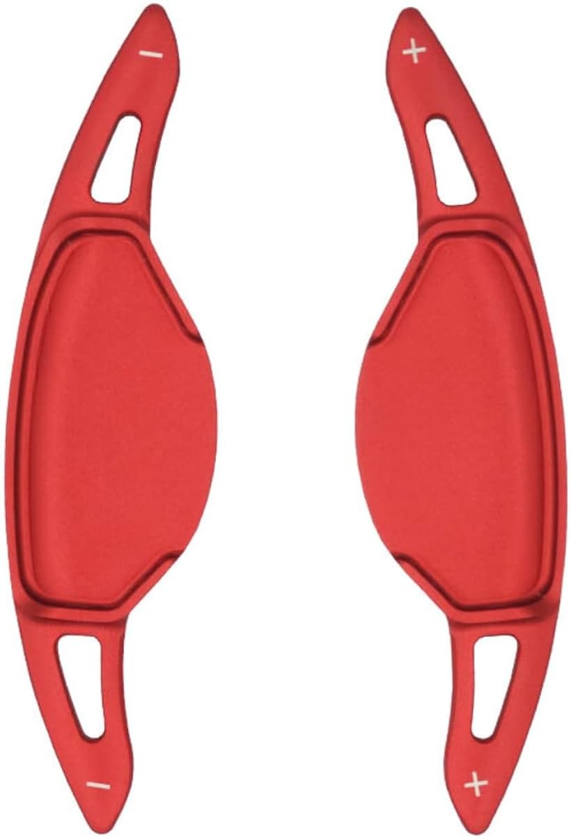 Uccellino デリカミニ B3系に対応 パドルシフトカバー シフトレバーカバー レッド (レッド)