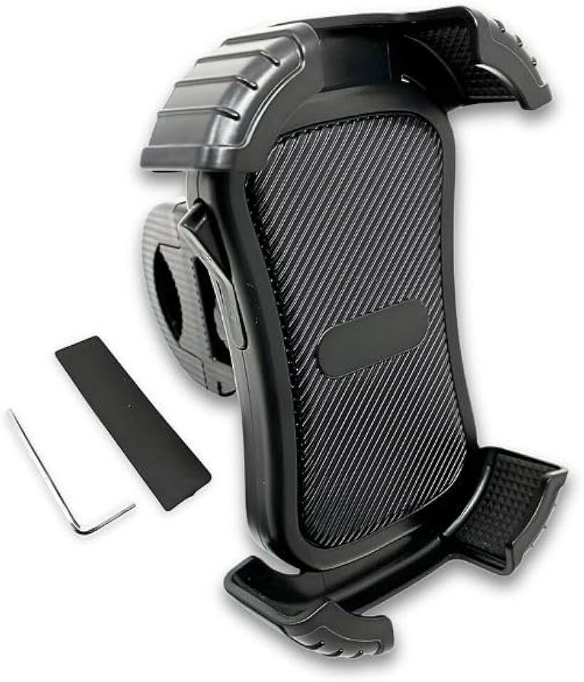自転車用 バイク用 スマホ ホルダー ワンタッチ スマートフォン 携帯ホルダー オー...