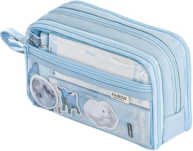 楽天市場】ペンケース 水色（文房具・事務用品｜日用品雑貨・文房具