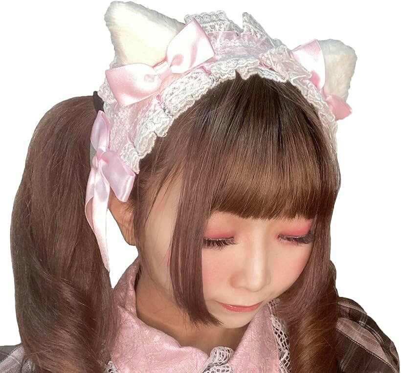 楽天市場】ヘッドドレス 黒（カラーピンク）（その他｜コスプレ・変装