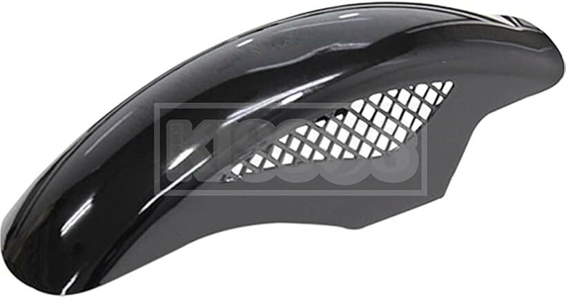 互換品ホンダ 用 フロント フェンダー メッシュ CBX 250 400 400F カスタムパーツ 社外品 ブラック (ブラック)
