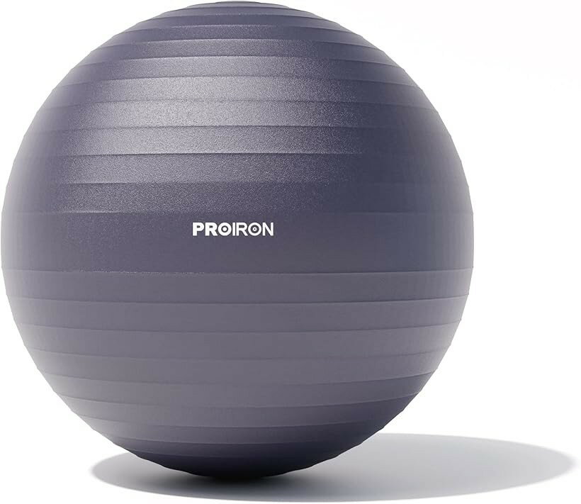 バランスボール 厚い ジムボール フィットネスボール アンチバースト 耐荷重300kg ハンドポンプ ...