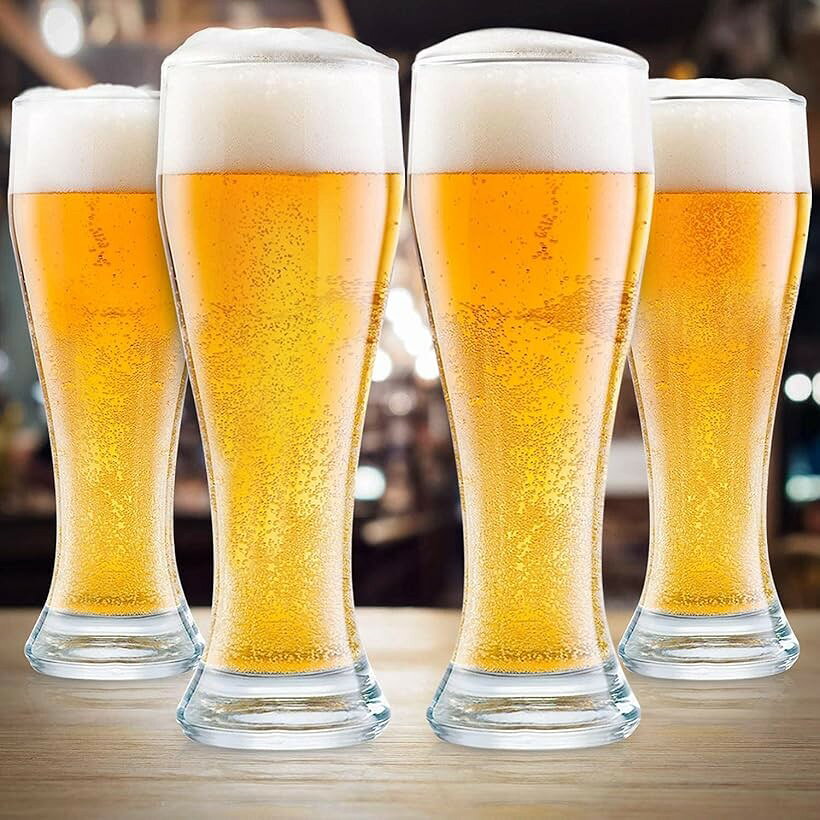 ビールグラス ビアグラス 4個セット 泡立ち 食洗機対応 500ml (4個セット)