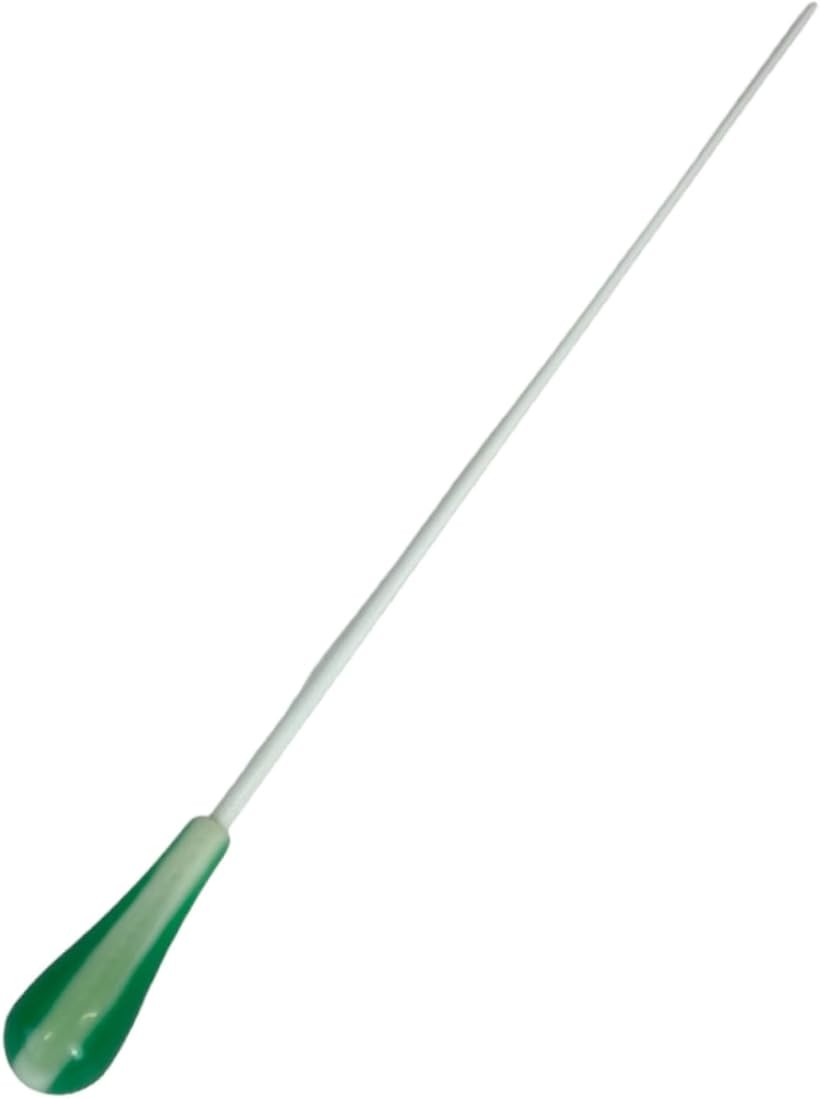 指揮棒 タクト グラスファイバー ローズウッド 全長37.5cm オーケストラ 合唱団 練習用 1本/グリーン (1本/グリーン)