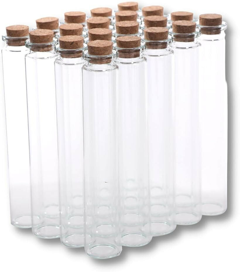 小瓶 コルク瓶 コルク栓 ガラス瓶 小物 保存 容器 保管 小分け 20本セット 30ml (30ml)