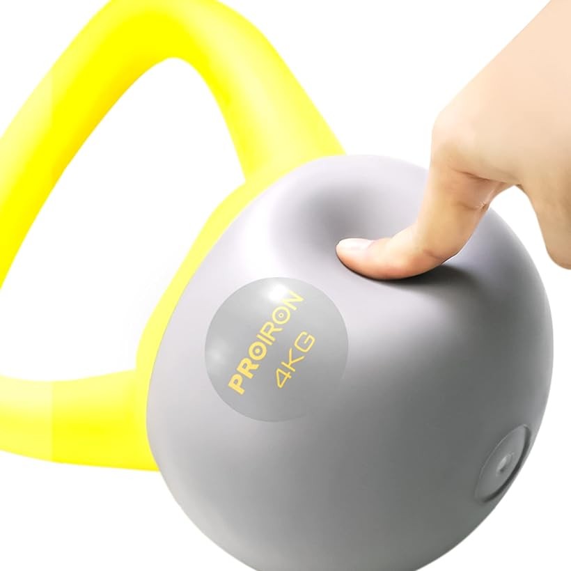 ケトルベル ソフト 柔らかい kettlebell 鉄ビーズ砂鉄 充填 (#2 / 4kg)