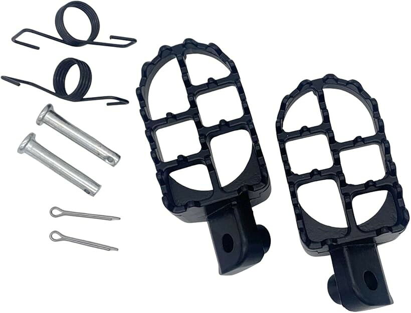 バリエーションコード : 2b9jy553js商品コード2bj3fuvnqn商品名互換品 ヤマハ フットペグ フットステップ ワイドステップ レーシングペグ 互換品 PW50 PW80 TTR90 TW200 TW225 アルミ ブラック/黒ブランドMSMintカラーブラック / 黒「商品について」デザインが排泥性に優れ、滑りにくい歯型デザインでグリップがあり足がペダルから外れるのを防ぎます。「適合車種」ヤマハ YAMAHA PW50 PW80 TTR90 TW200 TW225 ＊一部取り付けに加工が必要な場合があります。「材質」軽量アルミ※ 他ネットショップでも併売しているため、ご注文後に在庫切れとなる場合があります。予めご了承ください。※ 品薄または希少等の理由により、参考価格よりも高い価格で販売されている場合があります。ご注文の際には必ず販売価格をご確認ください。※ 沖縄県、離島または一部地域の場合、別途送料の負担をお願いする場合があります。予めご了承ください。※ お使いのモニタにより写真の色が実際の商品の色と異なる場合や、イメージに差異が生じることがあります。予めご了承ください。※ 商品の詳細（カラー・数量・サイズ 等）については、ページ内の商品説明をご確認のうえ、ご注文ください。※ モバイル版・スマホ版ページでは、お使いの端末によっては一部の情報が表示されないことがあります。すべての記載情報をご確認するには、PC版ページをご覧ください。