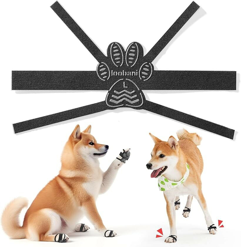 バリエーションコード : 2bjxpkdvpn商品コード2bjxp0nhl4商品名犬 滑り止め 老犬 滑り止め シール 足の甲に回す帯のデザイン 耐久性 粘着 滑り止め 肉球 保護 L 16枚入りブランドLOOBANIカラーブラックサイズ等L， 16枚入り「犬の必需品」肉球の大切さ。犬の肉球の表面は、小さな円錐状突起の集まクでできています。これが蹴って走る時に重要です。但し、怪我をすると皮膚の再生能力が低く、治リにくい箇所です。表皮の硬い部分は血管が少なく肉が盛リ上がってくるのにも時間がかかります。直接地面や滑クやすいフロ一リングに接する場所だけに充分な注意が必要となります。夏のアスファルトや砂浜もやけどの原因に。また老犬はカサカサしてきます。犬 滑り止め シールこれまでに無いグリップカを実現。肉球の保護に。「ユニークな足の甲に回す帯のデザイン」滑り止めは使い捨ての自接着です。新しい犬 すべりどめ 肉球は足の甲に回す帯にグレードアップした。独特の足の甲に回す帯デザインで粘着力が強くなり、犬の爪に長く付いている。より耐久性。「滑り止め机能」犬 滑り止め シールは滑り止めのシリコンポイントを設計して、滑らかな床との摩擦係数を増加させて、犬により多くの牽引力を提供して、追加の安定を提供するのに役立ちます。「安全通気性」特別な低アレルギー認証接着剤を使用しています。安全エコガードと柔らかく通気性の高い素材で作られています。毛穴をふさがず、長時間着用していても汗の排出に影響しません。「高机能」わずか1cmの厚さで、犬の足にフィットし、無視することができます。犬すべり止め靴下は冬の寒さや夏の暑さから爪を保護するだけでなく、弱った犬や病気の犬が立つ自信を取り戻すのにも役立ちます。※ 他ネットショップでも併売しているため、ご注文後に在庫切れとなる場合があります。予めご了承ください。※ 品薄または希少等の理由により、参考価格よりも高い価格で販売されている場合があります。ご注文の際には必ず販売価格をご確認ください。※ 沖縄県、離島または一部地域の場合、別途送料の負担をお願いする場合があります。予めご了承ください。※ お使いのモニタにより写真の色が実際の商品の色と異なる場合や、イメージに差異が生じることがあります。予めご了承ください。※ 商品の詳細（カラー・数量・サイズ 等）については、ページ内の商品説明をご確認のうえ、ご注文ください。※ モバイル版・スマホ版ページでは、お使いの端末によっては一部の情報が表示されないことがあります。すべての記載情報をご確認するには、PC版ページをご覧ください。「サイズ」画像参照