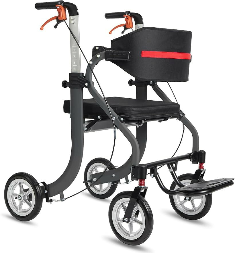 バリエーションコード : 2brqsktiry商品コード2bjw8fgl0d商品名シルバーカー 歩行車 アルミ製 多機能歩行器 手押し車 座れる 高さ調節可 折畳み 軽量 コンパクト 歩行補助 室内室外兼用 四輪歩行車ブランドPIPIBEARカラーブラックサイズ等90x56x74「高品質＆軽量」シルバーカーの本体構造は、高品質のアルミニウム材質を採用しています。本体サイズ：長さ90x幅56x高さ74-93CM。折りたたみサイズ：長さ45x幅48x高さ74cm。収納箱サイズ：長さ約34cmx幅17cmx高さ17cm。座面：幅約38cmx奥約35cm。背もたれ高さ：29CM。パッケージサイズ：幅約37cmx高約17cmx奥約23cm 重量：約9.5kg「前後に可動する背もたれ」背もたれが前後に動くことで、歩行器に座って安定したポジションを確保できます。歩行中は背もたれを前に動かし、座りたいときは背もたれを後ろに動かすことが可能です。これは、長時間歩行することが難しい人や疲れやすい人にとって特に有益です。「7段階調整可能」7段階の高さ調整は、個々のユーザーに合わせてカスタマイズすることができるため、利用者の快適性と安全性を向上させます。歩行器の高さが適切に調整されると、歩行時の姿勢が良くなり、バランスが取りやすくなります。「一台三役」この商品は散歩、お出かけ、買い物、旅行など、様々な外出に非常に便利です。また、いつでも腰をかけて休憩できる設計となっており、どんなライフスタイルにも適した利用が可能です。その組み合わせた使い勝手と快適性により、日常生活において心地よい移動体験を提供します。※ 他ネットショップでも併売しているため、ご注文後に在庫切れとなる場合があります。予めご了承ください。※ 品薄または希少等の理由により、参考価格よりも高い価格で販売されている場合があります。ご注文の際には必ず販売価格をご確認ください。※ 沖縄県、離島または一部地域の場合、別途送料の負担をお願いする場合があります。予めご了承ください。※ お使いのモニタにより写真の色が実際の商品の色と異なる場合や、イメージに差異が生じることがあります。予めご了承ください。※ 商品の詳細（カラー・数量・サイズ 等）については、ページ内の商品説明をご確認のうえ、ご注文ください。※ モバイル版・スマホ版ページでは、お使いの端末によっては一部の情報が表示されないことがあります。すべての記載情報をご確認するには、PC版ページをご覧ください。