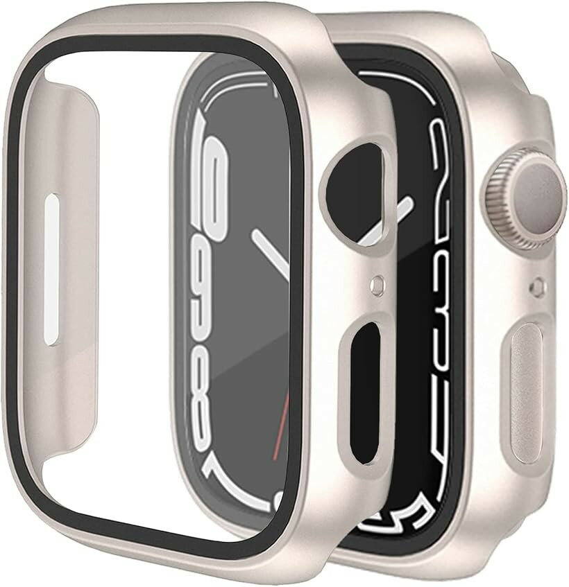 アップルウォッチ カバー Apple watch ケース 保護ケース 保護カバー (スターライト, 42mm)(2.0)