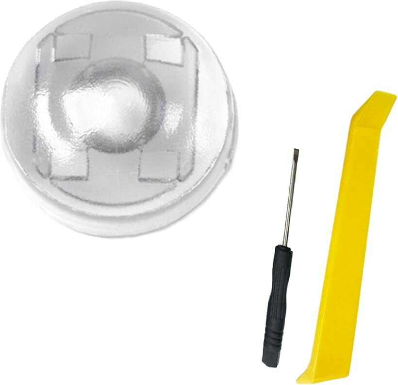 互換品 汎用 オートライト センサーカバー トヨタ レクサス ダイハツ 対応 18mm コンライトセンサー 工具付き (クリア, 1個)