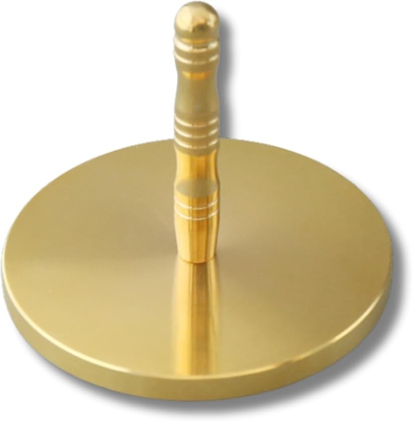 灰押さえ 仏具 小さい 模様 灰ならし 茶道具 香道具 直径6cm (直径6cmx高さ5cm)