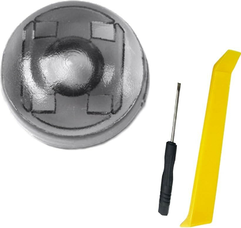 互換品 汎用 オートライト センサーカバー トヨタ レクサス ダイハツ 対応 18mm コンライトセンサー 工具付き (スモーク)