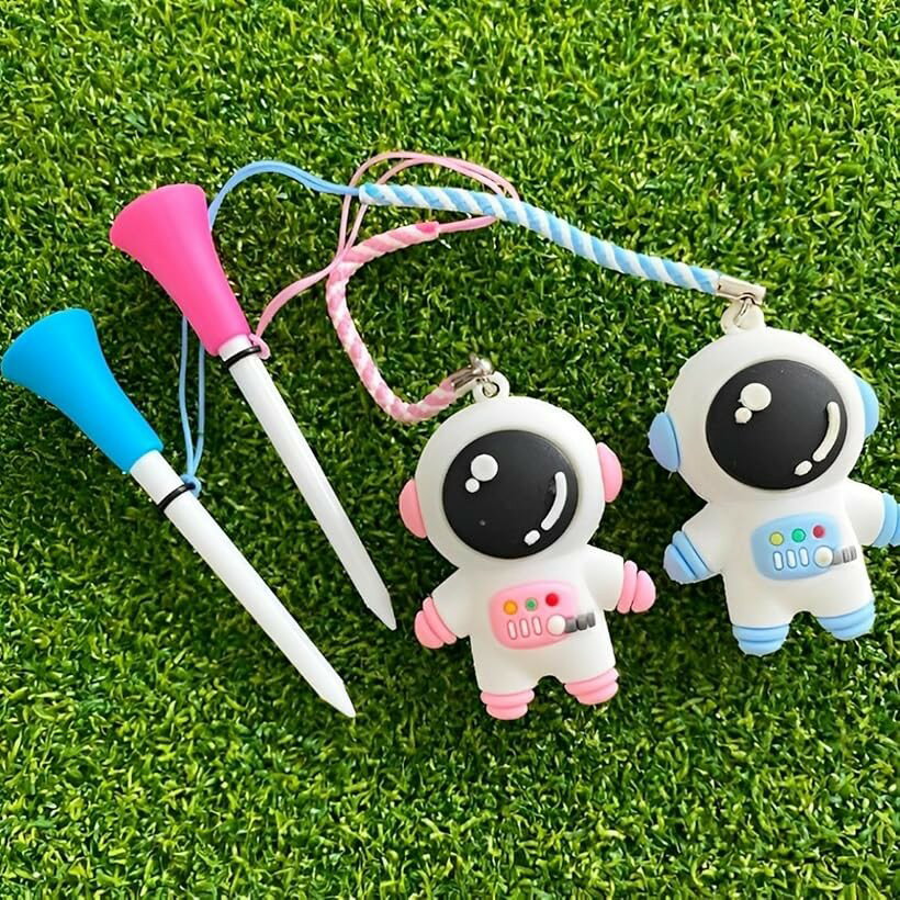 ゴルフ ティー ピン ゴルフグッズ ゴルフティー ゴルフコンペ 景品 おもしろ (マルチカラー)