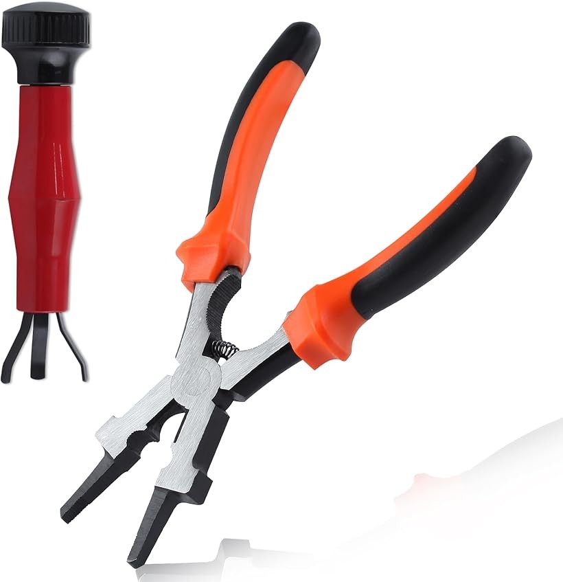 バリエーションコード : 2b223g1xin商品コード2bjg3946rw商品名互換品 CO2溶接用ペンチ 多機能溶接プライヤー スパッタ スラグ除去 ハンマー機能 ワイヤー切断 防錆 耐久 全長 182mm 電工ペンチ TIG MIG ノズルクリーナー シュラウド リーマ セラミック クローブランドLEONTOOLカラー多色軽量:7インチmig溶接プライヤーは、通常の溶接プライヤーよりも小さなジョーズがあり、小さな物体を溶接するのに適しており、持ち運びが容易です。migノズルリーマー:ノズルリーマー付き。詰まったトーチノズルにブレードを挿入し、回転させてノズルをきれいにするだけです。用途:ワイヤー切断、チップの取り外しと取り付け、ノズルの取り外しと取り付け、内側と外側のノズル洗浄、ワイヤを引くための溝付きチップ、ハンマーなどに最適です。よりしっかりとしたグリップのための鋸歯状の顎。材質:プライヤーは、強度と耐久性を高めるために表面を細かく研磨した炭素鋼で作られています。ノズルリーマーはガムウッド製ジョー本体を有し、黒色ジョーはマンガン鋼で熱処理されており、硬度、変形および腐食に対する耐性があります。防錆油:防錆油はペンチに現れるかもしれません、それは錆からペンチを保護することができます。汚れや使用済みの製品ではありません、あなたはそれをきれいにすることができ、それは機能に影響を与えません。また、乾燥させた後に防錆油を塗っておく必要があります。※ 他ネットショップでも併売しているため、ご注文後に在庫切れとなる場合があります。予めご了承ください。※ 品薄または希少等の理由により、参考価格よりも高い価格で販売されている場合があります。ご注文の際には必ず販売価格をご確認ください。※ 沖縄県、離島または一部地域の場合、別途送料の負担をお願いする場合があります。予めご了承ください。※ お使いのモニタにより写真の色が実際の商品の色と異なる場合や、イメージに差異が生じることがあります。予めご了承ください。※ 商品の詳細（カラー・数量・サイズ 等）については、ページ内の商品説明をご確認のうえ、ご注文ください。※ モバイル版・スマホ版ページでは、お使いの端末によっては一部の情報が表示されないことがあります。すべての記載情報をご確認するには、PC版ページをご覧ください。LEONTOOL 7インチmig溶接プライヤーは、さまざまな溶接作業に使用できる汎用ツールです。快適なグリップと耐久性のある構造が特徴で、幅広い溶接用途に最適です。キットにはmigノズルリーマーが含まれているため、溶接ワイヤを簡単に準備できます。また、切削、溶接、曲げなどの作業にも使用できます。プロの溶接機でもdiy愛好家でも、これらのLEONTOOL mig溶接プライヤーは溶接ニーズに最適です。サイズ:182 x 62 x 19mm / 7.2 x 2.4 x 0.8。