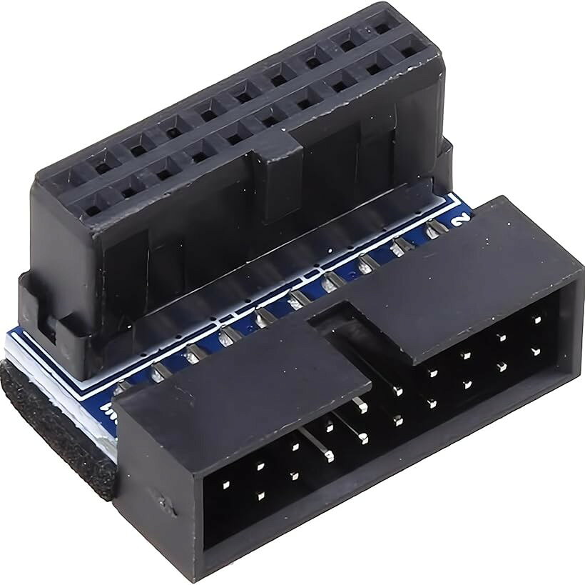 バリエーションコード : 2bjgonwwyu商品コード2bjgosgpip商品名互換品USB3.0 19pin/20pin 90度 角度変更アダプター マザーボードブランドスモールラボカラー凸内側「特徴」PCの配線管理、干渉がある場合に役立ちます。「機能」USB 19pin/20pinを角度変更(90度)することができる。「互換性」USB 19pin/20pinの入力ポートがあるマザーボード「商品サイズ」15mmx27mmx14mm「付属品」本体※ 他ネットショップでも併売しているため、ご注文後に在庫切れとなる場合があります。予めご了承ください。※ 品薄または希少等の理由により、参考価格よりも高い価格で販売されている場合があります。ご注文の際には必ず販売価格をご確認ください。※ 沖縄県、離島または一部地域の場合、別途送料の負担をお願いする場合があります。予めご了承ください。※ お使いのモニタにより写真の色が実際の商品の色と異なる場合や、イメージに差異が生じることがあります。予めご了承ください。※ 商品の詳細（カラー・数量・サイズ 等）については、ページ内の商品説明をご確認のうえ、ご注文ください。※ モバイル版・スマホ版ページでは、お使いの端末によっては一部の情報が表示されないことがあります。すべての記載情報をご確認するには、PC版ページをご覧ください。