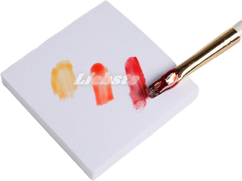 ペーパーパレット 75x75mm 150枚 アクリル絵具用 使い捨て ネイルパレット ジェルネイルパレット 7.5x7.5 50枚x3pcs (ホワイト, 7.5x7.5)