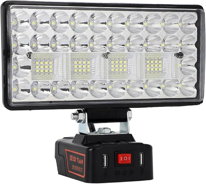 互換 互換 LED ワークライト マキタバッテリー 18V 14V 投光器 DIY 集魚灯 作業 防...