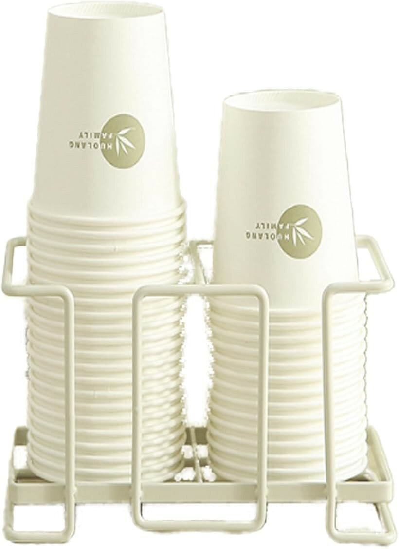 紙コップホルダー 紙コップスタンド ストック 9オンス対応 金属製 カップディスペンサー ダブル (ダブル)