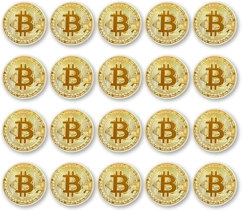 ビットコイン Bitcoin 暗号通貨 ゴルフマーカー 20枚