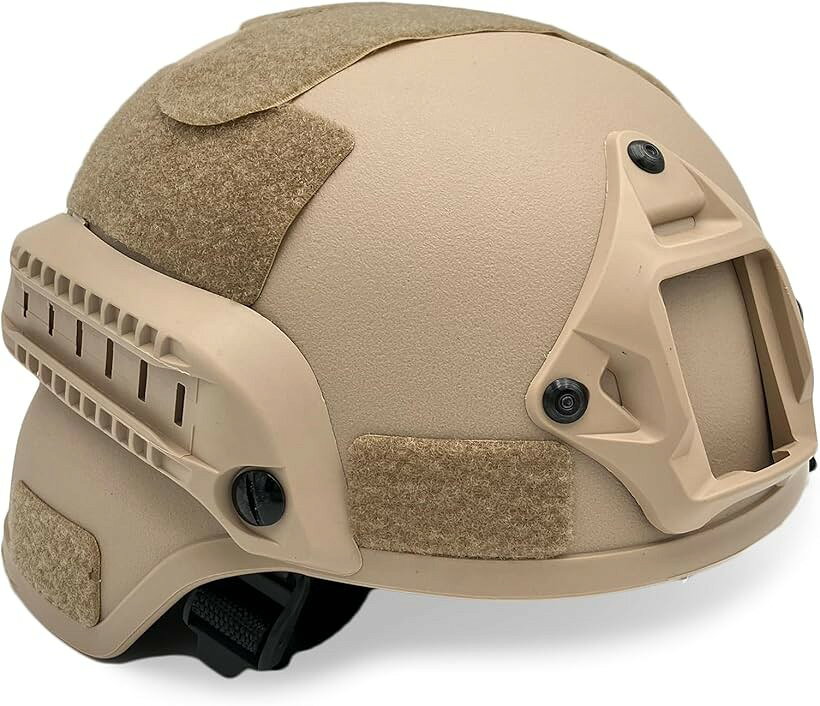 モデルノ ラ テール タクティカルヘルメット サバゲー 軽量 コスプレ フリーサイズ 装備 サバイバルゲーム あご紐 57-348-HL タン (タン)