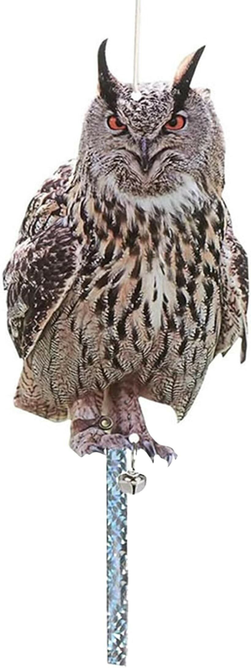 防鳥 鳥よけ リアル フクロウ 梟 鳥避けグッズ 鳩よけ カラスよけ 鳥害対策 ミミズ...