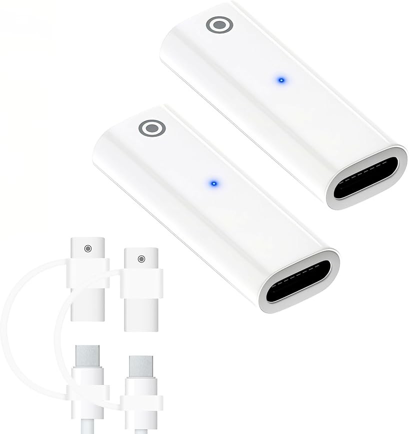 バリエーションコード : 2b9ur2ni6u商品コード2b94rnvu02商品名互換品 USB-C Apple Pencil 充電アダプター 第1世代専用 2個セット アップルペンシル 充電アダプター 紛失防止カバー付き アップルペンシル 充電器 変換アダプタ 指示ランプ付き apple pencil 充電 apple pencil 充電器 2個セットブランドLabatoカラーホワイト「耐久性よく・Apple Pencil 充電 保護」このApple pencil充電アダプタは高品質のABS材料で作られ、耐久性があります。製品はスマート保護チップが内蔵され、過放電保護機能があって、Apple Pencilとipadを保護します。(注：このアダプタはApple Pencil（第一世代）専用で、iPad第10世代と互換性があります）。「断裂防止・適用性広い」Apple PencilがiPadに接続だけではなく、あらゆる電源に接続されているときでも可能です。このApple Pencil充電アダプターを使ってUSB電源アダプターやモバイルバッテリーやを通してApple Pencilを充電することができます。Apple Pencilの充電ポートが意外に破れるのことを防ぎます。「持ち運び便利・紛失防止」：Apple pencil充電アダプターは小型と軽量なので、持ち運びが便利で、出張や宿泊、車中泊など様々な場所で活躍します。紛失防止カバーが2枚付属しており、アダプターを充電ケーブルやペンに装着でき、紛失の心配がありません。「充電指示ランプ搭載・超便利な充電」このアダプターはより良いプラスチック素材を採用し、30，000回以上の厳しいテストと検査を経て、汚れやホコリに強くです。アダプターに充電指示ランプがあり、充電状態が一目でわかります。※ 他ネットショップでも併売しているため、ご注文後に在庫切れとなる場合があります。予めご了承ください。※ 品薄または希少等の理由により、参考価格よりも高い価格で販売されている場合があります。ご注文の際には必ず販売価格をご確認ください。※ 沖縄県、離島または一部地域の場合、別途送料の負担をお願いする場合があります。予めご了承ください。※ お使いのモニタにより写真の色が実際の商品の色と異なる場合や、イメージに差異が生じることがあります。予めご了承ください。※ 商品の詳細（カラー・数量・サイズ 等）については、ページ内の商品説明をご確認のうえ、ご注文ください。※ モバイル版・スマホ版ページでは、お使いの端末によっては一部の情報が表示されないことがあります。すべての記載情報をご確認するには、PC版ページをご覧ください。Apple pencil専用充電変換アダプター iPadに充電だけでなく、アダブターを利用し、モバイルバッテリー/充電器/パソコンなどの設備を変換して充電もできます。
