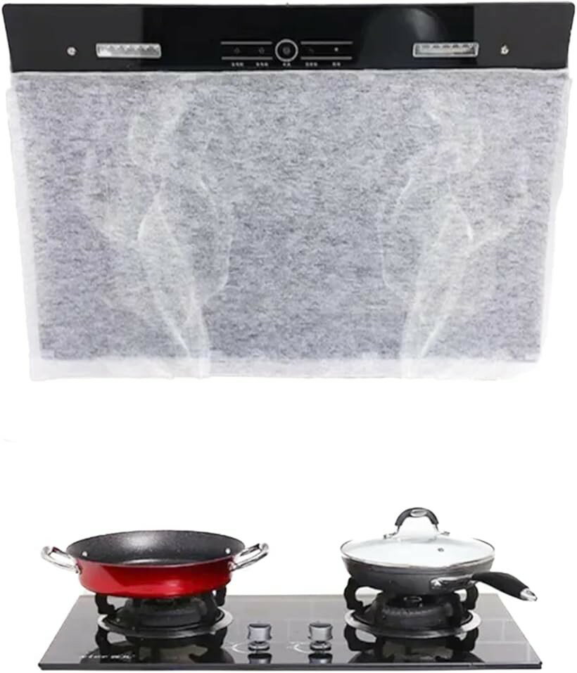 換気扇フィルター 整流板付レンジフード専用 貼るだけ 60x90cm 5枚セット (5枚セット)