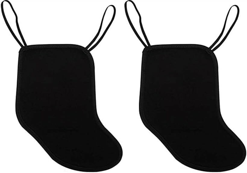 ムイビエン バイオリン用あご当て あごパッド あご置き (ブラック 2個セット, 19x11.5cm)