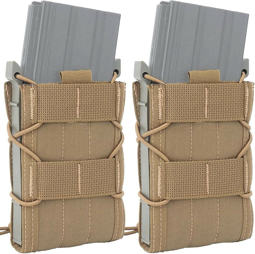 マガジンポーチ マグポーチ TACOスタイル M4 AK 対応 MOLLE ベルト 両方対応 サバ...