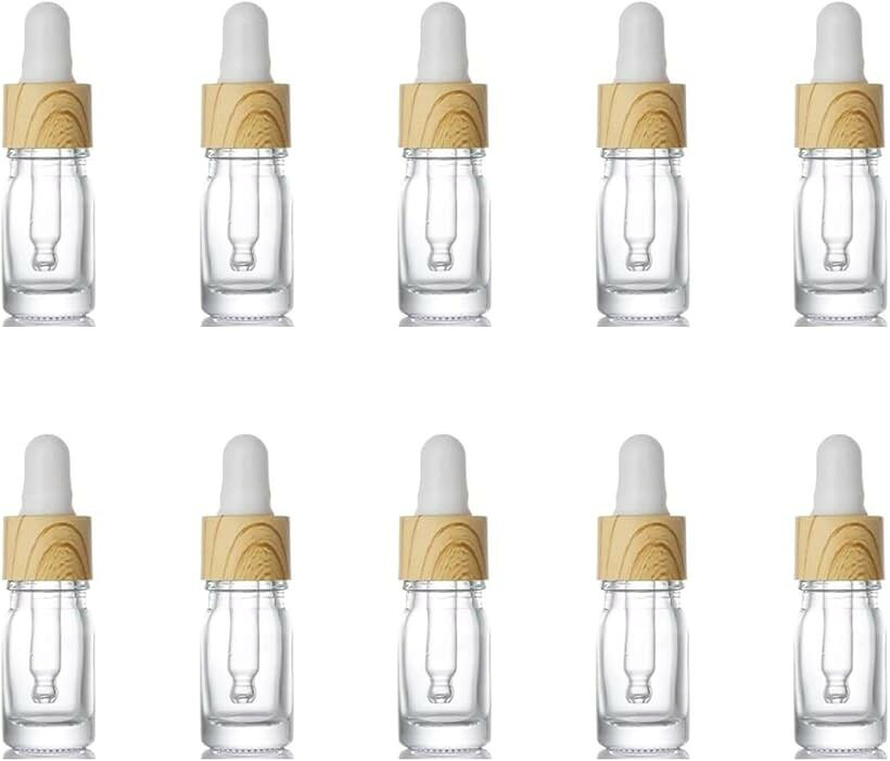 スポイトボトル 10本セット ガラス アロマ瓶 アロマボトル アロマオイル エッシェ...