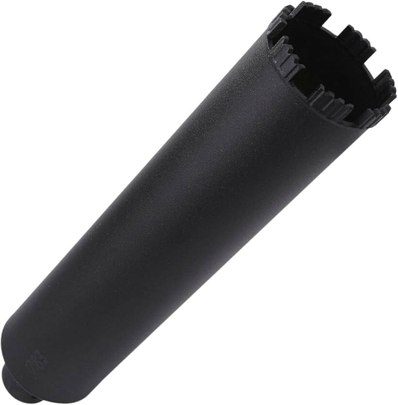 コアビット コンクリート湿式 ロング 有効長330mm コアドリルビット ダイヤモンドxレンガx鉄筋コンクリート (83φ X 370mm， cロット)