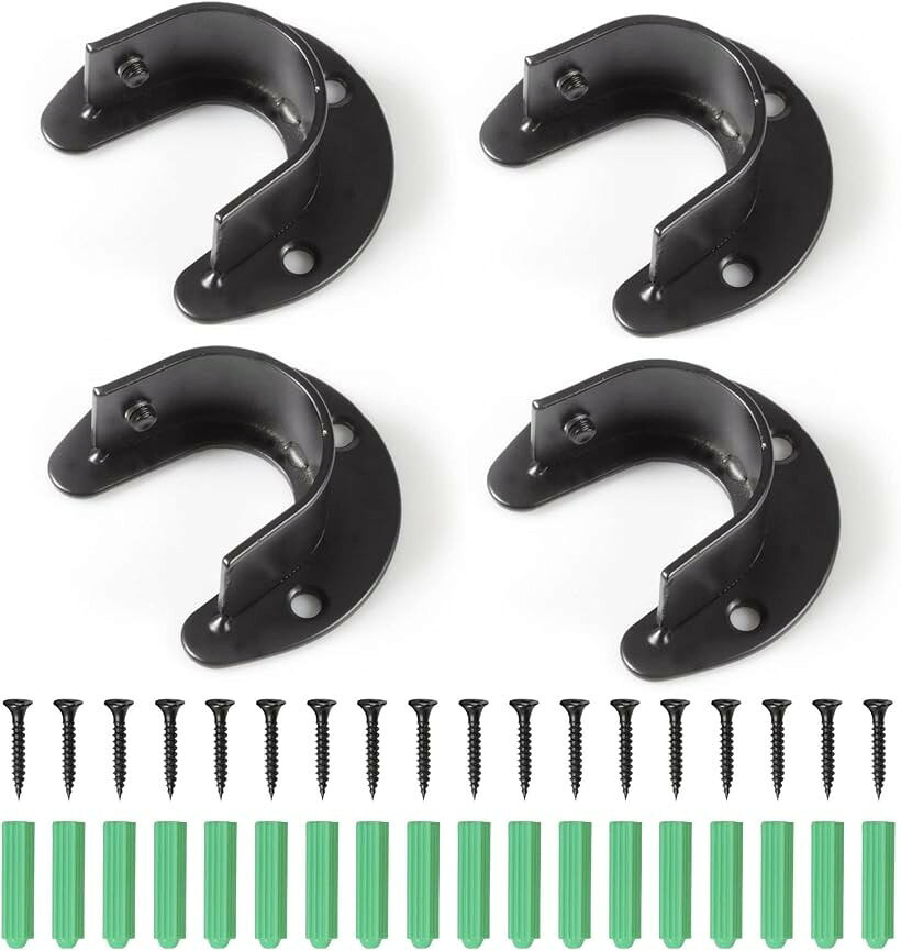 バリエーションコード : 2b4xsxxj9n商品コード2b4xsx6gui商品名U字パイプソケット 4個 ステンレスパイプの金具 太さ32ミリ用 ワードローブクローゼットロッドブラケット ステンレス鋼 U字型ブランドSPEED WOXカラーブラックサイズ等32mm「パッケージに含まれるもの」4x 32mmの黒いワードローブクローゼットロッドブラケット、18 x取り付けネジ、18x拡張チューブ。「U字型オープンタイプデザイン」側面の調節可能なネジで素早く着脱でき、各ブラケットにはスライドしにくいチューブを固定するための3つの穴があります。直径32mm（1-1 / 4インチ）までのクローゼットロッド用に設計されています。「取り付けが簡単」まず、取り付け場所を選択し、ペンでネジ穴に印を付け、穴をあけて穴の破片を取り除き、拡張チューブを穴にノックしてから、ネジを拡張チューブにねじ込みます。それを修正し、最後に他のネジを順番に固定します。2つのブラケットが同じ水平線上にあるかどうかに注意してください。「素材」高品質のステンレス製で、防錆・耐久性に優れ、耐用年数が長く、交換の必要がありません。「サイズ」：ブラケット:（58 x 50 x 20mm / 2.3 x 2.0 x 0.8）/（L x W x H）。※ 他ネットショップでも併売しているため、ご注文後に在庫切れとなる場合があります。予めご了承ください。※ 品薄または希少等の理由により、参考価格よりも高い価格で販売されている場合があります。ご注文の際には必ず販売価格をご確認ください。※ 沖縄県、離島または一部地域の場合、別途送料の負担をお願いする場合があります。予めご了承ください。※ お使いのモニタにより写真の色が実際の商品の色と異なる場合や、イメージに差異が生じることがあります。予めご了承ください。※ 商品の詳細（カラー・数量・サイズ 等）については、ページ内の商品説明をご確認のうえ、ご注文ください。※ モバイル版・スマホ版ページでは、お使いの端末によっては一部の情報が表示されないことがあります。すべての記載情報をご確認するには、PC版ページをご覧ください。「ワードローブクローゼットロッドブラケットセット」パッケージに含まれるもの：4 x 32mmブラックワードローブクローゼットロッドブラケット、18 x取り付けネジ、18x拡張チューブ。ブラケット：材質：ステンレス鋼。寸法：ブラケット：（58 x 50 x 20mm / 2.3 x 2.0 x 0.8 ）/（L x W x H）。「注意」1.お子様のご遠慮ください。2。使用前に必ず点検してください。破損しています。