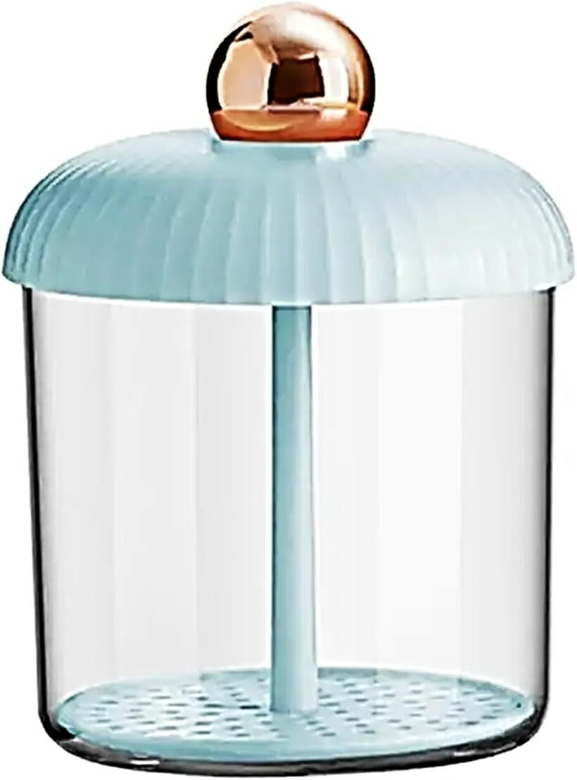 洗顔泡立て器 洗顔用泡立て器 ふんわり クリーム 洗顔料 簡単 かわいい きめ細かなマイクロバブル (ライトブルー)