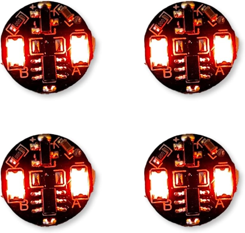 バリエーションコード : 2b9c235g5f商品コード2b9c23c6on商品名電飾 2連 LED 点灯 点滅 4個セット ボタン電池 CR927対応 磁気スイッチ ワイヤレス ジオラマ プラモデル ライト フィギュア 磁石 小型 照明 極小 ホタル 模型ブランドLezalicカラーレッド商品仕様 ： サイズ: 直径 約10mm、厚み 約5mm　カラー: レッド、グリーン、ブルー、スカイブルー、パープル、オレンジ、ホワイト、オレンジ、ウォームホワイトの8色　セット内容: 同色のLEDライト 4個セット　スイッチ方式: マグネット磁気スイッチ（磁石を近づけることでON/OFF切り替え）　使用電池: ボタン電池 CR927（別売り）ワイヤレスLED ： 模型やプラモデルの電飾に最適なワイヤレスLEDライトです。配線が不要なため、取り付けがとても簡単です。マグネットスイッチ ： 磁石を近づけるだけでLEDのON/OFFが切り替えられるマグネットスイッチを搭載。磁石を近づける回数で光り方のパターンが変わります。パーツを取り外さずに操作が可能で、とても便利です。コンパクト ： LEDライトの直径は約10mm、厚みは約5mmと非常に小型です。指先サイズなので、簡単に模型やプラモデルに組み込んだり、改造したりすることができます。ご注意 ： マグネットとボタン電池（CR927）は付属しておりません。別途ご購入ください。※ 他ネットショップでも併売しているため、ご注文後に在庫切れとなる場合があります。予めご了承ください。※ 品薄または希少等の理由により、参考価格よりも高い価格で販売されている場合があります。ご注文の際には必ず販売価格をご確認ください。※ 沖縄県、離島または一部地域の場合、別途送料の負担をお願いする場合があります。予めご了承ください。※ お使いのモニタにより写真の色が実際の商品の色と異なる場合や、イメージに差異が生じることがあります。予めご了承ください。※ 商品の詳細（カラー・数量・サイズ 等）については、ページ内の商品説明をご確認のうえ、ご注文ください。※ モバイル版・スマホ版ページでは、お使いの端末によっては一部の情報が表示されないことがあります。すべての記載情報をご確認するには、PC版ページをご覧ください。