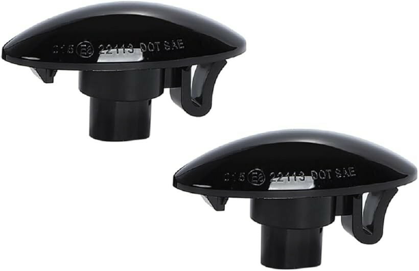スズキ用 SUZUKI 高輝度 LED シーケンシャル 流れる ウインカー サイドマーカー クリア レンズ 搭載 エブリイ ワゴン DA64W バン DA64V エブリィ ジムニー アルト イグニス スイフト クロスビー (スモークレンズ)