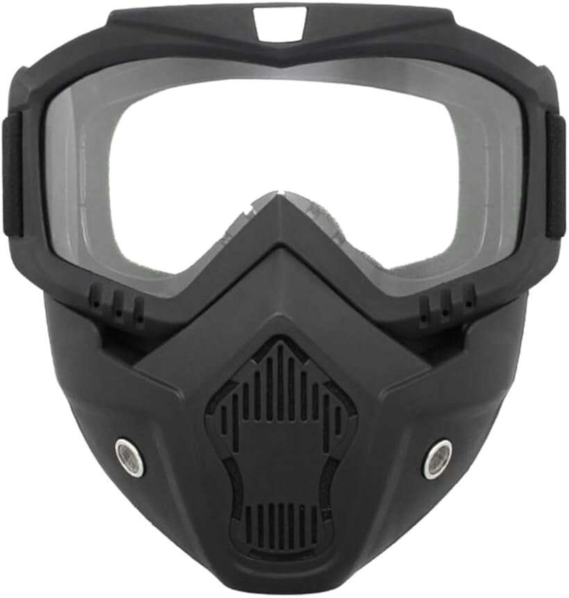 サバゲー マスク フェイスガード ゴーグル タクティカルゴーグル 防護 防水 眼鏡対...