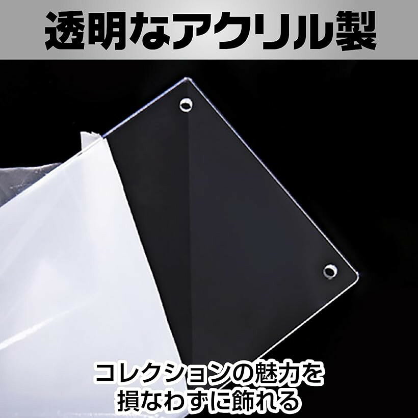 エムラインストアのアクリル ディスプレイ スタンド 展示 人形 コレクション フィギュア 陳列 ステージ (クリア/2個セット, 横幅30cm)｜アングル3