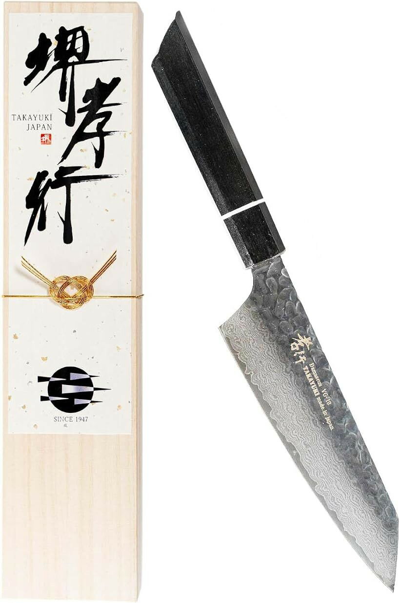 楽天市場】堺孝行 閃黒 ダマスカス 牛刀 210mm V金10号 s21004の通販