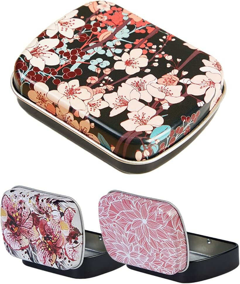 花柄デザインの収納缶 楽天市場】缶 ケース 花柄の通販