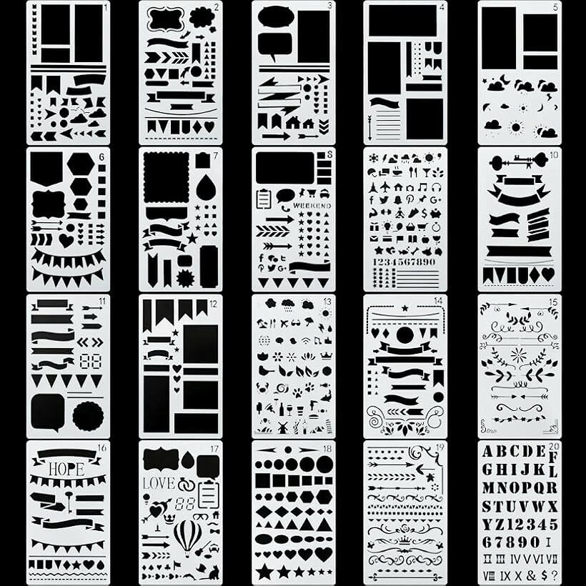 バリエーションコード : 2bjq8wxjyd商品コード2bjq8gkltk商品名ステンシルシート 手帳用 描画 テンプレート 小型 模様 アルファベット 吹き出しブランドCopeflap「手帳サイズのステンシルセット」バイブルサイズの手帳にぴったりのステンシルシート20種類各1枚ずつの20枚セットです。「豊富なデザイン」吹き出し模様やリボン、アルファベット字体、数字などを取りそろえたお得なセットとなっております。「様々な用途に」スクラップブッキング、手帳用、絵図用、メッセージカードなど色々な用途にお使いいただけます。「年代問わず楽しめる」プレゼント用のデザインなど、幅広い年齢の方に楽しんでいただける多様なデザインを取り揃えました。「再利用可能」プラスチック素材のテンプレートですので、使用後は水洗いして何度でも繰り返しご利用可能です。「柔らかい素材」薄くて柔らかい素材のため、お子さまでも安心してお使いいただけます。サイズ：17.8x10.2cm※ 他ネットショップでも併売しているため、ご注文後に在庫切れとなる場合があります。予めご了承ください。※ 品薄または希少等の理由により、参考価格よりも高い価格で販売されている場合があります。ご注文の際には必ず販売価格をご確認ください。※ 沖縄県、離島または一部地域の場合、別途送料の負担をお願いする場合があります。予めご了承ください。※ お使いのモニタにより写真の色が実際の商品の色と異なる場合や、イメージに差異が生じることがあります。予めご了承ください。※ 商品の詳細（カラー・数量・サイズ 等）については、ページ内の商品説明をご確認のうえ、ご注文ください。※ モバイル版・スマホ版ページでは、お使いの端末によっては一部の情報が表示されないことがあります。すべての記載情報をご確認するには、PC版ページをご覧ください。