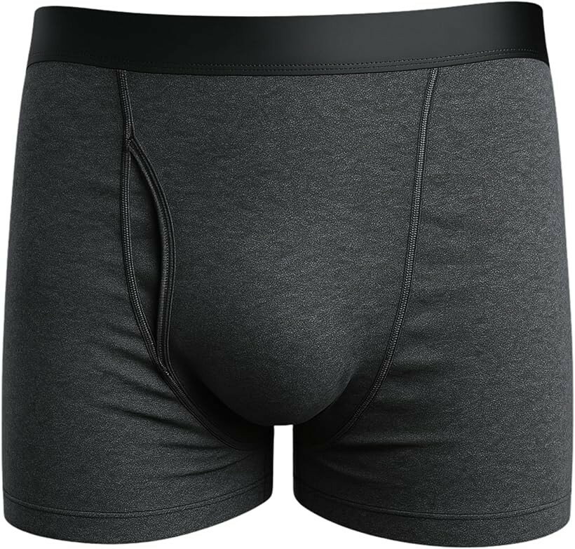 バリエーションコード : 2buhfg43it商品コード2buhfo5sl1商品名セレーニ 尿漏れパンツ 失禁 100ml 男性用 吸水ボクサーパンツ 吸水 防水 消臭抗菌 しっかり吸収 自然なシルエットブランドSereniカラーチャコールサイズ等M洗濯機で繰り返し洗えて、ゴミが出ないため環境にもやさしく、非常時や災害時の備えとしても安心です。長期的に見てもコストを抑えられる、経済的な選択肢です。急な水分の多いモレにも、「お守り」として活用いただけます。100mlの吸収力と広範囲カバーで、下着への不安を軽減したい方にも安心の設計です。吸水性と保水性に優れた専用生地を使用しておりますので、洗濯後は裏返して風通しの良い場所でしっかり干していただけます様お願いします。紙おむつと異なり、複数回の使用が可能で、避難所でも清潔感を保ちやすいのが特徴。非常用リュックに1枚入れておけば、“いざ”という時にも安心して使える洗える男性用失禁パンツです。吸収力をさらに高めたい方には、市販の吸水パッドとの併用も可能な設計となっています。尿量が多い方や、旅行・長時間外出時などの対策として、必要に応じて吸収量を増やせる柔軟性のある多用途な尿漏れ防止パンツです。百貨店販売レベルの検査を行うケケン試験認証センターにて品質が確認された信頼の製品です。耐久性・安全性などにおいて一定の基準をクリアしており、安心して長くご使用いただける失禁パンツ男性用です。Sereniは、日本国内で企画・設計されたブランド。M / L / XLの3サイズ展開で、日本人男性の骨格や体型にフィットする尿漏れ防止パンツを開発しました。ずれにくく快適に着用できる設計で、日常生活のあらゆるシーンで活躍します。ウエスト部分には、柔らかくてフィット性の高い伸縮性ゴムを採用。締め付けすぎず、お腹にやさしくフィットするため、長時間の着用でも疲れにくく、快適な履き心地が続きます。シニアの方にもやさしい設計です。ラベルが肌に当たって不快に感じる方のために、タグレス（ラベルなし）仕様を採用。チクチク感がなく、長時間履いてもストレスを感じにくい、肌あたりのやさしい設計となっています。毎日使うものだからこそ、細部にまでこだわっています。本製品は、生地に亜鉛イオン＆銅イオンを含む抗菌・防臭加工を施しており、尿のニオイの原因菌の繁殖を抑えることが期待されます。長時間の着用でもニオイがこもりにくく、清潔感を保ちやすいのが特長です。※ 他ネットショップでも併売しているため、ご注文後に在庫切れとなる場合があります。予めご了承ください。※ 品薄または希少等の理由により、参考価格よりも高い価格で販売されている場合があります。ご注文の際には必ず販売価格をご確認ください。※ 沖縄県、離島または一部地域の場合、別途送料の負担をお願いする場合があります。予めご了承ください。※ お使いのモニタにより写真の色が実際の商品の色と異なる場合や、イメージに差異が生じることがあります。予めご了承ください。※ 商品の詳細（カラー・数量・サイズ 等）については、ページ内の商品説明をご確認のうえ、ご注文ください。※ モバイル版・スマホ版ページでは、お使いの端末によっては一部の情報が表示されないことがあります。すべての記載情報をご確認するには、PC版ページをご覧ください。長時間の外出や夜間に最適な紳士尿漏れパンツ、100ml吸水で安心。お尻まで広範囲吸水エリアを採用した失禁パンツ男性用防臭＆抗菌加工（亜鉛＆銅イオン）で清潔を長時間キープ高密度マイクロファイバー吸水層で快適な履き心地を実現防水加工が強化された4層構造でしっかりガードする尿漏れ防止パンツ市販の吸水シートと併用可能でさらなる吸水力アップ伸縮性のあるウエストゴム＆タグレス仕様で長時間の着用でも快適ISO9001認証工場生産＆厳格な品質管理で安心して使える洗濯して繰り返し使用可能な、高品質な紳士用吸水下着お尻まで広範囲吸水エリアを採用し、ベッドや衣類の汚れを防ぐ「素材」コットン， ポリウレタン (PU)