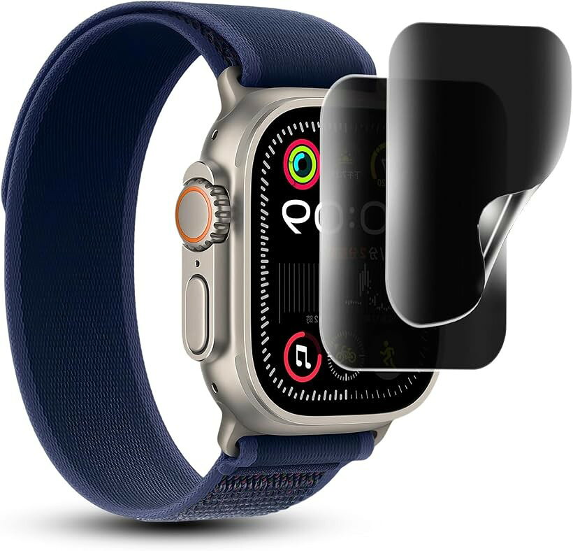バリエーションコード : 2bkr41sngf商品コード2buh5l66g2商品名覗き見防止フィルム 2枚セット Apple Watch Ultra 2 / Ultra 49mm 専用 覗き見防止 フィルム 保護効果抜群 覗き見防止機能 TPU素材 気泡・指紋防止 傷つきにくい アップルウォッチ Ultra2 / Ultra 49mm 対応 貼り付け簡単ブランドJACRONサイズ等MJO-JAC-C009プライバシーを守る覗き見防止機能：この覗き見防止フィルムは左右からの視線を遮り、他者に画面を確認されにくく、プライバシー保護が可能です。スクリーンを完璧に保護：耐衝撃性・耐傷性が優れており、このフィルムが液晶画面をしっかり保護し、キズや衝撃から守ります。超薄＆高透過率：わずか0.14mmの超薄素材でありながら、99%の高い透過率で画質を損なわず、美しいディスプレイを維持します。フィット感抜群のカバー率：液晶画面を最大限にカバーし、装着が簡単でフィット感が抜群。デバイスの隙間を見せません。長期使用にも耐える高耐久性：TPU素材で耐油性や耐摩耗性に優れ、長期間の使用にも耐えられる頑丈なフィルムです。安心してご利用いただけます。※ 他ネットショップでも併売しているため、ご注文後に在庫切れとなる場合があります。予めご了承ください。※ 品薄または希少等の理由により、参考価格よりも高い価格で販売されている場合があります。ご注文の際には必ず販売価格をご確認ください。※ 沖縄県、離島または一部地域の場合、別途送料の負担をお願いする場合があります。予めご了承ください。※ お使いのモニタにより写真の色が実際の商品の色と異なる場合や、イメージに差異が生じることがあります。予めご了承ください。※ 商品の詳細（カラー・数量・サイズ 等）については、ページ内の商品説明をご確認のうえ、ご注文ください。※ モバイル版・スマホ版ページでは、お使いの端末によっては一部の情報が表示されないことがあります。すべての記載情報をご確認するには、PC版ページをご覧ください。