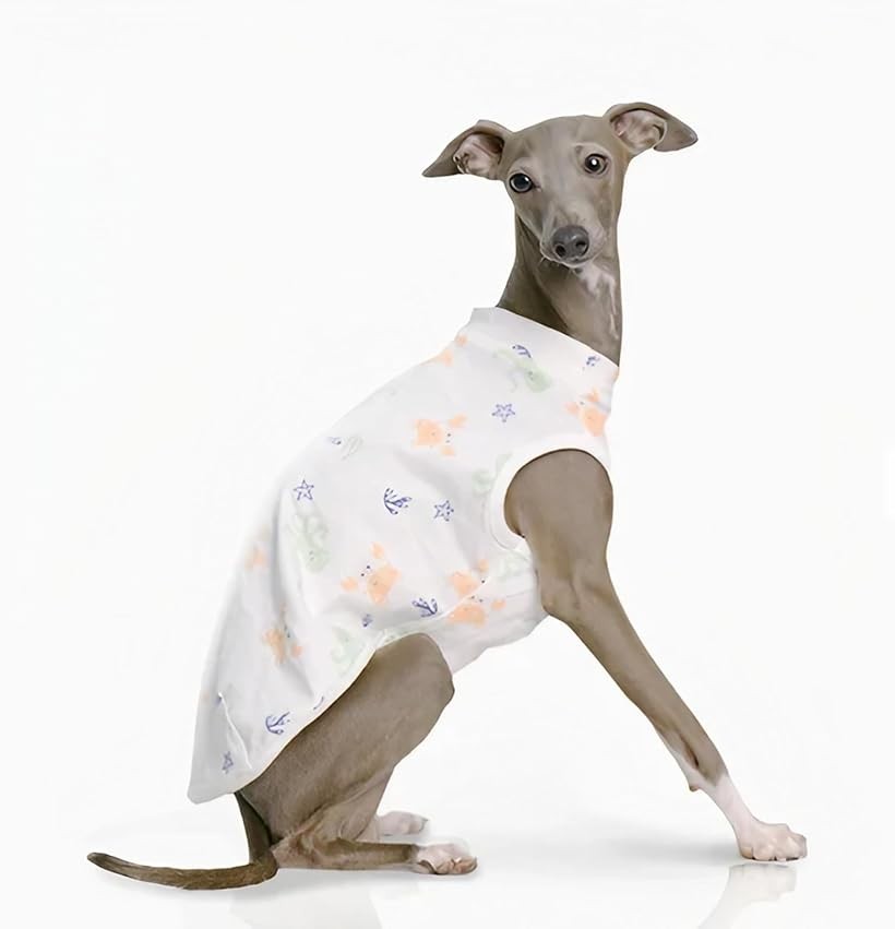 バリエーションコード : 2buytrs19y商品コード2bu5hj2h10商品名イタグレ服 春夏用 小型犬 中型犬 コットン ソフトタンクトップブランドmanatomカラーホワイトサイズ等M「快適な着心地」このイタリアングレーハウンド用のタンクトップは、軽量で通気性のあるコットン素材を使用しており、暑い夏の日でも快適に過ごせます。愛犬がストレスを感じることなく、自由に動き回ることができるデザインです。このタンクトップは、活動的なグレイハウンドやウィペットに最適です。丸いネックラインとノースリーブのデザインが快適さと通気性を提供し、スタイリッシュな色であなたの犬をクールに見せます。夏にあなたの愛犬を快適でスタイリッシュに保つために必需品です。「熱中症対策」特に暑い季節には、愛犬の健康を守るための必須アイテムです。「簡単なお手入れ」洗濯機で簡単に洗えるため、いつでも清潔に保つことができます。忙しい飼い主さんにもぴったりの、手間いらずのメンテナンスが可能です。素材とお手入れ　ファブリック： 綿100% 洗濯アドバイス: 冷水通常洗浄 衣服を絞らないでください 塩素洗浄はできません 同系色のものと一緒に洗ってください※ 他ネットショップでも併売しているため、ご注文後に在庫切れとなる場合があります。予めご了承ください。※ 品薄または希少等の理由により、参考価格よりも高い価格で販売されている場合があります。ご注文の際には必ず販売価格をご確認ください。※ 沖縄県、離島または一部地域の場合、別途送料の負担をお願いする場合があります。予めご了承ください。※ お使いのモニタにより写真の色が実際の商品の色と異なる場合や、イメージに差異が生じることがあります。予めご了承ください。※ 商品の詳細（カラー・数量・サイズ 等）については、ページ内の商品説明をご確認のうえ、ご注文ください。※ モバイル版・スマホ版ページでは、お使いの端末によっては一部の情報が表示されないことがあります。すべての記載情報をご確認するには、PC版ページをご覧ください。