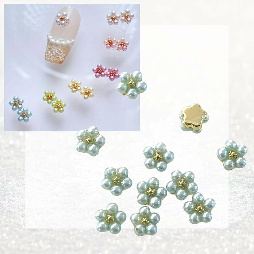 バリエーションコード : 2buytwy6ux商品コード2bu5qoq1no商品名ネイルパーツ 花 6カラー 5個ずつ 30個 小さくてかわいい ジュエリーパーツ パールフラワー フラワーネイル ミニ レジン用 3Dネイル 台座付きブランドK-Bomカラーアクア＼話題沸騰。／サロン級の可愛さをセルフで。上品パール x 小花 = 最強かわいい＊貼るだけ3秒。誰でも華やか指先に。特別な日も、いつもの日常も、主役はあなた。ネイルの格が上がる、“映えパーツ”登場。《 カラー 》　アクア 《 サイズ 》　約4mm x 約4mm 《 内容量 》　30個＊モニタやブラウザの関係で、実物と色が異なって見える事がございます。＊海外製品のため小さな傷や汚れ、バリがある場合がございます。あらかじめご了承いただけますようお願いいたします。※ 他ネットショップでも併売しているため、ご注文後に在庫切れとなる場合があります。予めご了承ください。※ 品薄または希少等の理由により、参考価格よりも高い価格で販売されている場合があります。ご注文の際には必ず販売価格をご確認ください。※ 沖縄県、離島または一部地域の場合、別途送料の負担をお願いする場合があります。予めご了承ください。※ お使いのモニタにより写真の色が実際の商品の色と異なる場合や、イメージに差異が生じることがあります。予めご了承ください。※ 商品の詳細（カラー・数量・サイズ 等）については、ページ内の商品説明をご確認のうえ、ご注文ください。※ モバイル版・スマホ版ページでは、お使いの端末によっては一部の情報が表示されないことがあります。すべての記載情報をご確認するには、PC版ページをご覧ください。上品な輝きを放つパールの小花ネイルパーツで、指先に華やかなアクセントをプラスしませんか？繊細で可憐なデザインが特徴のこのネイルパーツは、どんなネイルアートにもマッチし、エレガントで洗練された印象を演出します。このパールフラワーネイルパーツは、小さな花の形状に上質なパールをあしらい、ナチュラルな美しさを際立たせています。シンプルなデザインながらも、程よい立体感と光沢感が指先を美しく彩ります。特にフレンチネイルやシアーネイル、ワンカラーネイルなどと組み合わせることで、より一層フェミニンで上品な雰囲気を演出できます。使い方も簡単で、ネイルグルーやトップコートで固定するだけ。セルフネイルにも取り入れやすく、初心者の方でも簡単にサロン級の仕上がりが叶います。ジェルネイルはもちろん、アクリルネイルやポリッシュネイルにも使用可能で、さまざまなアレンジを楽しめます。ウェディングやパーティー、特別なイベントのネイルデザインにはもちろん、普段使いのアクセントとしても最適です。上品なパールの輝きが、シンプルなネイルデザインにも高級感をプラスしてくれるため、オフィスネイルにもおすすめ。派手すぎず、それでいて指先にさりげない華やかさを添えてくれます。また、耐久性にも優れており、しっかりと固定すれば長時間美しい状態をキープできます。サイズも絶妙で、大きすぎず小さすぎず、どんな爪の形にもフィットしやすいのもポイント。組み合わせ次第でシンプルにもゴージャスにも仕上げられるため、ネイルアートの幅がぐっと広がります。可愛らしくも上品なデザインが魅力のパールフラワーネイルパーツ。セルフネイル派の方からネイルサロンでの使用まで、幅広いシーンで活躍するアイテムです。あなたの指先をより美しく輝かせる、特別なネイルパーツをぜひお試しください。