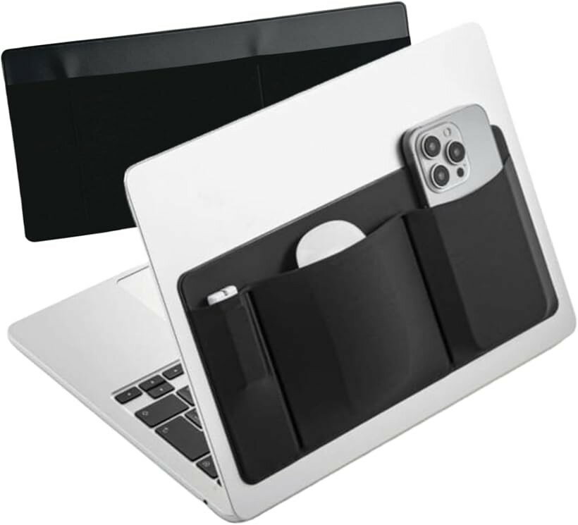 パソコン ガジェット 収納 ポケット ポーチ 小物収納 ガジェットケース マウス収納 ケーブル収納 アクセサリー (ブラック) mlinestore-10230312 エムラインストア パッケージ画像