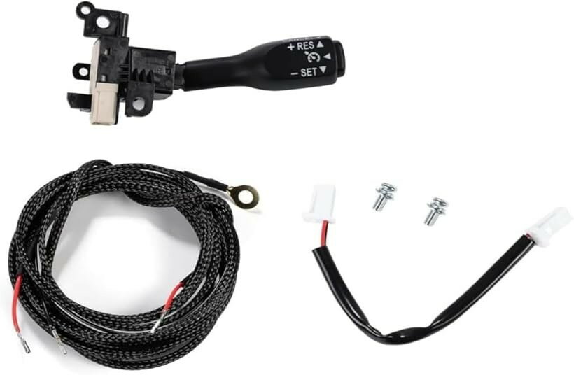 互換品トヨタ 用 アクア AQUA クルーズコントロール クルコン セット ハーネス付き 10系 前期 中期 後期 純正 タイプ 社外品 (ブラック)