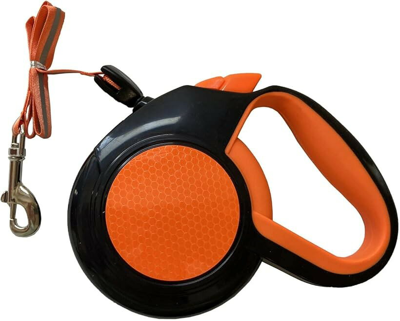 ラブピーシー リード ロング ペット用品 伸縮 犬用品 散歩 大型犬 散歩用 長さ8m ...