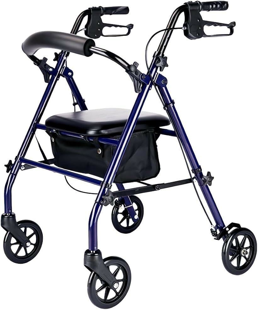 バリエーションコード : 2buotxs6vs商品コード2bur9qxfyu商品名手押し車 シルバーカー 多機能 歩行器 ショッピングカー 折りたたみ 座れる 高さ調整可能 静音 ブレーキロック機能付き 室内室外兼用 日本語説明書付きブランドFamilyRootsカラー50x60x高さ77-87 cm「2-in-1機能 歩行器と休憩椅子」このシルバーカーは、歩行器としても休憩椅子としても使用可能です。歩行器として、手元のハンドルを使って歩行をサポートし、長時間歩くのが辛い時は、すぐに椅子として座って休むことができます。特に高齢者の方々、例えば街中を買い物に出かけるとき、途中で座って休憩したい時に便利です。途中の公園のベンチが混んでいて座れない場合でも、このシルバーカーがあれば、どこでもリラックスできます。「高さ調節可能で誰でも快適」このシルバーカーは、ハンドルの高さを6段階（77～87cm）で調節可能です。家族の中で身長の違う方々が使う場合でも、誰でも快適に使用できます。多世代家族の中で、身長が違う家族が一緒に使うシチュエーションに最適です。例えば、身長の高いご両親と、背の低いお子さんが一緒に使っても、すぐに調節できて、みんなにぴったりフィットします。「静音360°回転キャスター」このシルバーカーは、360°回転する静音キャスターを搭載しており、平坦な道はもちろん、石畳や砂利道、さらに歩道の段差にもスムーズに対応できます。静音設計なので、都市部の賑やかな場所でも周囲を気にせず、静かに移動できます。例えば、浅草や新宿のような観光地で観光を楽しむ際、賑やかな場所でも音が気にならず、周りを邪魔せずに快適に移動できます。「便利な収納バッグ付き」防水ショッピングバッグが付いているので、買い物時に便利です。軽量で取り外しが簡単で、防水仕様のため、急な雨にも安心です。スーパーや商店街では、買い物をしながら歩くことが多いですが、このシルバーカーに荷物を収納すれば、手で袋を持つ必要がなく、両手を自由に使えます。さらに、長時間歩いて疲れたらすぐに椅子に座って休むこともできます。「安心のブレーキシステム」このシルバーカーには、2つのブレーキモードが搭載されています。上向きに押すことでゆっくりと減速し、停止します。また、下向きに押すことで車輪が固定され、駐車時の滑りを防止します。これにより、街中で一時的に停車する際も、安心して使用できます。例えば、休憩のために公園やカフェの前で座るときにも、車輪が動かないように固定でき、安全に使えます。※ 他ネットショップでも併売しているため、ご注文後に在庫切れとなる場合があります。予めご了承ください。※ 品薄または希少等の理由により、参考価格よりも高い価格で販売されている場合があります。ご注文の際には必ず販売価格をご確認ください。※ 沖縄県、離島または一部地域の場合、別途送料の負担をお願いする場合があります。予めご了承ください。※ お使いのモニタにより写真の色が実際の商品の色と異なる場合や、イメージに差異が生じることがあります。予めご了承ください。※ 商品の詳細（カラー・数量・サイズ 等）については、ページ内の商品説明をご確認のうえ、ご注文ください。※ モバイル版・スマホ版ページでは、お使いの端末によっては一部の情報が表示されないことがあります。すべての記載情報をご確認するには、PC版ページをご覧ください。